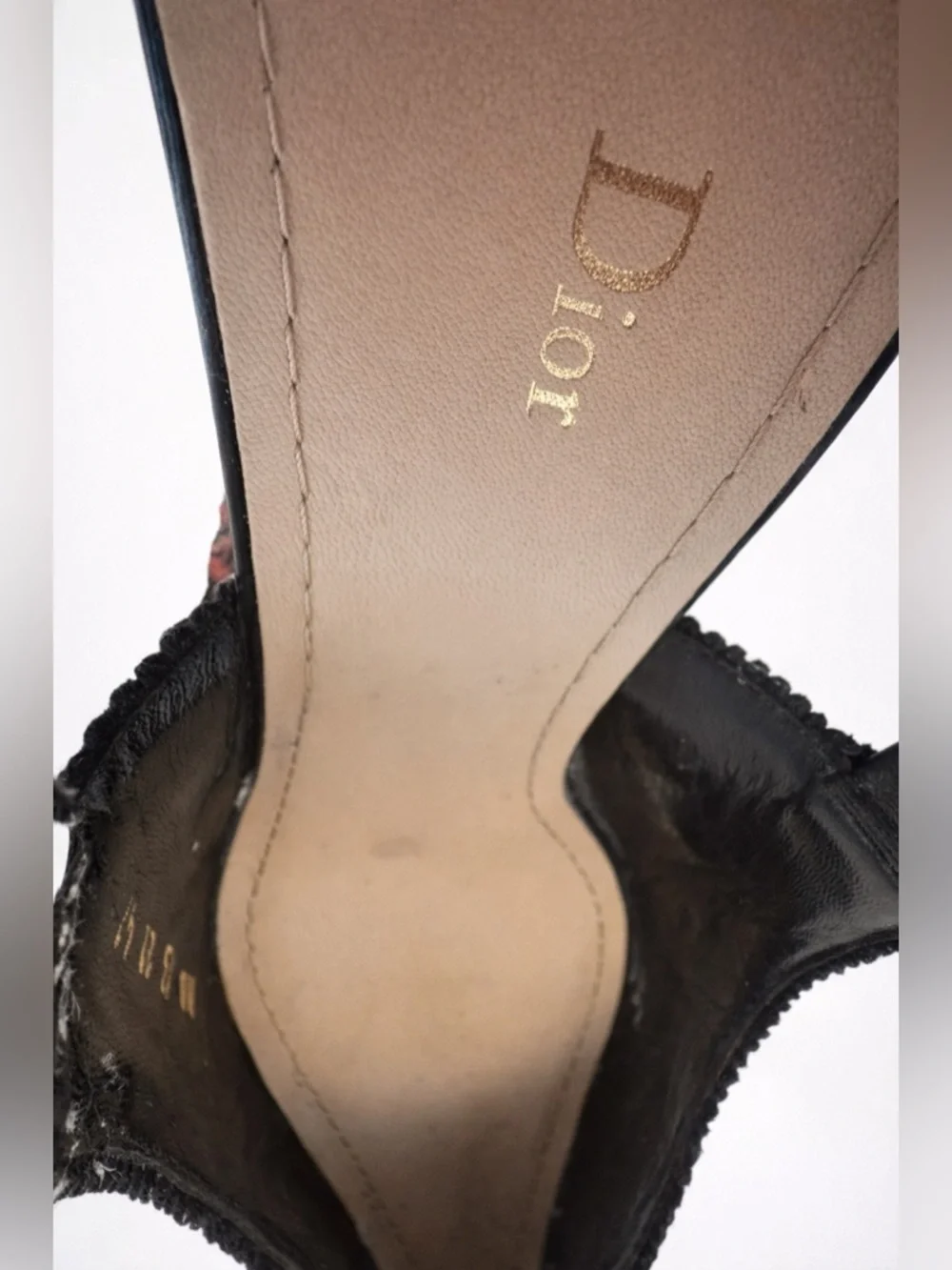 Christian Dior J’Adior Embroidered Floral Slingback Heels Pumps EU 41 US 10 - Picture 17 of 17
